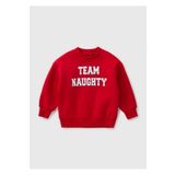 Kübra Tekstil Kırmızı Baskılı Kız/erkek Çocuk Yılbaşı Temalı Sweatshirt/chtistmas-noel Için Aile Kombini Üst Giyim