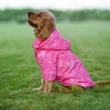 Kuccu Kuccu Tasarım Pembe Köpek Yağmurluğu Xxlarge