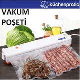 Küchen Pratic Tırtıklı Vakum Makinesi Poşeti 20x26cm 75 adet