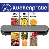 Küchen Pratic VS6910 Ev Tipi Elektrikli Vakum Makinesi + 10 Adet Vakum Poşeti - Beyaz