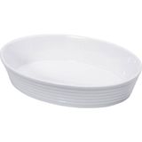 Kuchenprofi Oval Fırın Kabı Bauernform, Burgund Renk, Fırın ve Mikrodalga Uyumlu - Beyaz