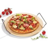 Kuchenprofi Pizza Taşı 30 Cm, Teknik Seramik, Fırın ve Izgaraya Uygun - Ahşap