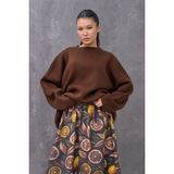 Küçüğüm Butik Kahve Salaş Triko Kazak - Standart