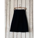 Küçüğüm Butik Siyah Kaşe Kısa Etek - 2XL - 3XL