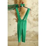Küçüğüm Butik Yeşil Salopet ve Papyon - 2 - 3 Yaş