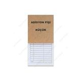 Küçük Adisyon Fişi 5 Adet