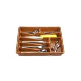 Kucuk - Ahsap Renk - 7 Bolmelı Cekmece Icı Kasıklık 36X32cm