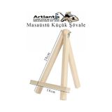Küçük Akrobat Şövale Masaüstü 1 Adet Mini Katlanabilir Tuval Çerçeve Fotoğraf Sövale Ressam Sehbası Resim Standı