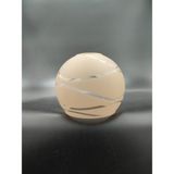 Küçük Avize Camı.yuvarlak,suyolu,somon Renkte (ÇAP:10.00 cm -DUY YUVASI:3.00 cm )MUM Ampule Göre.(E.14)