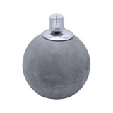 Küçük Beton Yuvarlak Mumluk Gri Çok Renkli