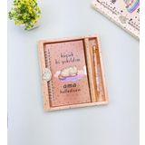 Küçük Bi Yıkıldım Tasarımlı Kilitli Defter ve Kalem Seti