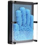 Küçük Boy 13X10 cm Açık Mavi Pin Art Blue 3D Dimensional Sculpture Açık Mavi Pinart 3D Çivi Sanatı
