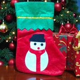 Küçük Boy 23 Cm Kardan Adam Noel Çorabı Kardan Adam Figürlü Çorap Yılbaşı Süsleri Kardan Adam Çorap