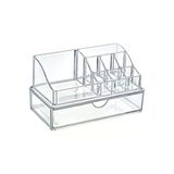 (Küçük Boy) Çekmeceli Piramit Kozmetik Ürün Düzenleyicisi Organizer ( Ak 523) - 1 - Plastik