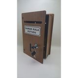 Küçük Boy Hediyelikevi Ahşap Ramak Kala Kutusu 15cmx6cmx22cm Manuel Kilit Özelliği ile