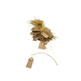 Küçük Boy Kraft Renk 2 /1 Cm 80 Adet Karton İpli Fiyat Etiketi