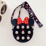 Küçük Boy Minnie - Mickey Mouse Kabartmalı Silikon Askılı Çanta - Karışık