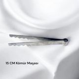 Küçük Boy Nargile Maşası - Köz Maşası- Nargile Için Maşa 15 cm