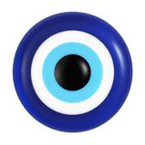 Küçük Boy Nazar Boncuğu – Düşük Kaliteli, Dayanıksız ve Yetersiz Performanslı Mini Nazar Boncuğu, Yuvarlak, Yapıştırmalık, 1-1,5 cm, Lacivert-Beyaz-Mavi