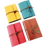 Küçük Boy Retro Deri Defter Dekoratif Hediyelik - Çok Renkli - belirtilmemiş