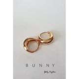 KÜÇÜK BOY SU DAMLASI KESİM HALKA KÜPE 1.5 CM