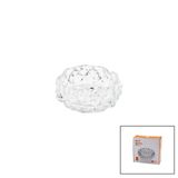 Küçük Cam - Dıamond Kristal Şekil Yuvarlak Küllük Çap: 11.2Cm - D: 4.4Cm Go-53-Vice