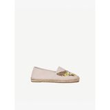Küçük Çiçek Desenli Nakış İşleme Espadril
