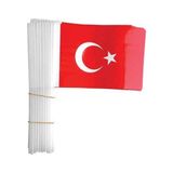 Küçük Çıtalı Kagıt Bayrak 80 Li(12*22,5)