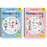 Küçük Dahiler Etkinliklerle Matematik Seti 1-2 | 4-5 Yaş Matematik Eğitimi, Okul Öncesi Sayılar ve Zeka Geliştirme Kitabı