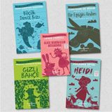 Küçük Deniz Kızı - Bir Eşeğin Anıları - Gizli Bahçe - Alice Harikalar Diyarında - Heidi, 5 Kitap