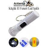 Küçük El Feneri Led Işıklı 1 Adet Anahtarlıklı Mini El Feneri İlk Yardım Feneri Deprem Feneri Karne Hediyesi