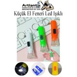 Küçük El Feneri Led Işıklı 3 Adet Anahtarlıklı Mini El Feneri İlk Yardım Feneri Deprem Feneri Karne Hediyesi