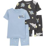 Küçük Erkek Çocuk Pijama Set 4'lü Paket - Çok Renkli - 3 Yaş