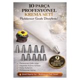 KÜÇÜK EW Krema Sıkma Pasta Süsleme Torbası 9 Farklı Uç