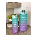 KÜÇÜK EW Motivasyonel 2li Su Matarası Su Şişesi Suluk 2 Lt 900ml Yavrulu Spor Salonu Su Şişesi Sticker