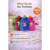 KÜÇÜK EW Peluşlu Sıcak Su Torbası Termofor | Renkli Küçük 600 Ml