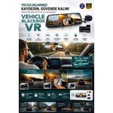 Küçük Hazine 2k Ekran Tam Dokunmatik 9.66” Dikiz Ayna Araç Içi Kamera (1080P Arka)