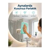 Küçük Hazine Cam Temizlik Bezi Yüksek Emici Mikrofiber Bez Cam Ayna Ve Vitrin Temizliği