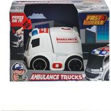 Küçük Hazine ER-247 Fast Wheels Ambulans Kamyonu -Erdem Oyuncak - Renkli