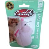 Küçük Hazine Kedi Oyuncağı Peluş Fare Pembe