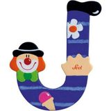 Küçük Hazine Palyanço Ahşap Harf J - Çok Renkli