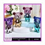 Küçük Hazine Panda Model Mini Fan 3 Kademeli - Çok Renkli