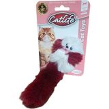 Küçük Hazine Peluş Kedi Oyuncağı Bordo