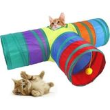Küçük Hazine T Model Kedi Oyun Tüneli 85*50 cm