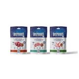 Küçük Irklar İçin Kuzu Etli + Büyük Irklar İçin Kuzu Etli + Dana Etli Köpek Ödülü 80 Gr X 3 Adet