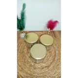 Küçük Işıklar 6'lı Magnolia Kavanozu Magnolya Puding Renkli Kapaklı Tatlı Cup Kase Seti 330 cc - Şeffaf - 330 ml - 6 Adet