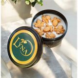 'küçük Kovan' Kavanozda Kokulu Dekoratif Soya Mumu 100GR - Sarı