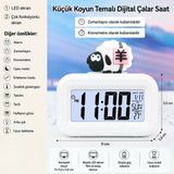 Küçük Koyun Dijital Çalar Saat – Led Ekranlı, Çok Fonksiyonlu, Zamanlayıcı Ve Kronometre Özellikli, Sıcaklık, Tarih Ve Hafta Günü Göst