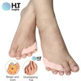 Küçük Parmaklar Silikon Ayırıcı - Serçe Parmak Nasır Halluk Valgus Çekiç Parmak
