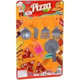 Küçük Pizza Oyuncak Seti 40X25 cm 9 Parça Nemere - Renkli